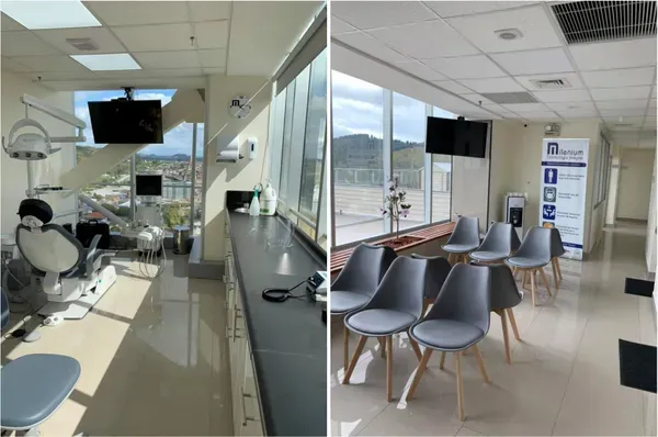 Box de atención y sala de espera de Ortodoncia Para Todos en Temuco