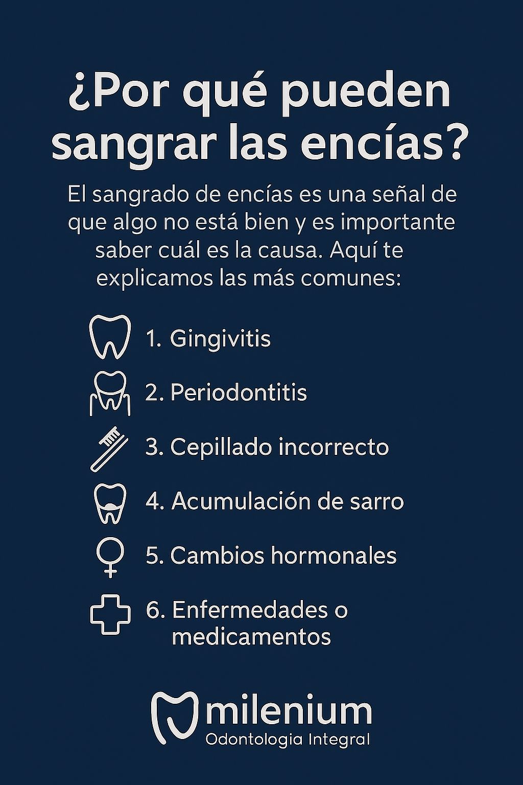 ¿Por qué sangran las encías?